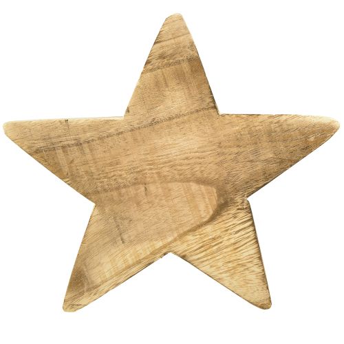 Artikel Rustikaler Deko-Stern aus Paulowniaholz – Natürliche Holzoptik, 25x8 cm – Vielseitige Raumdekoration