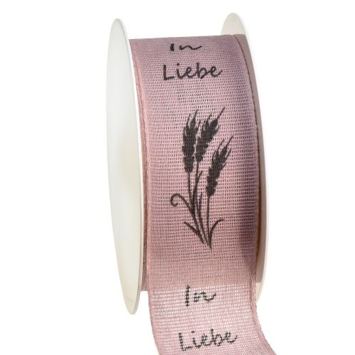 Trauerband Lila In Liebe Baumwollband Breite 40mm 15m