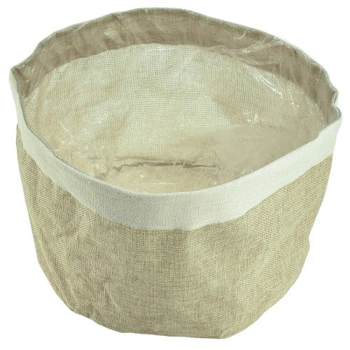 Artikel Übertopf Jute Stoffkörbchen Natur Utensilo Ø26cm H21cm 3St