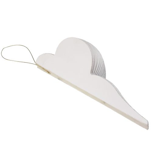 Artikel Weihnachtskugel Papier Wabendeko Zwiebel Weiß FSC Ø12cm