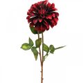 Floristik24 Kunstblume Dahlie Rot Seidenblume Herbst 78cm Ø3/15cm