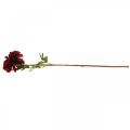 Floristik24 Kunstblume Dahlie Rot Seidenblume Herbst 78cm Ø3/15cm